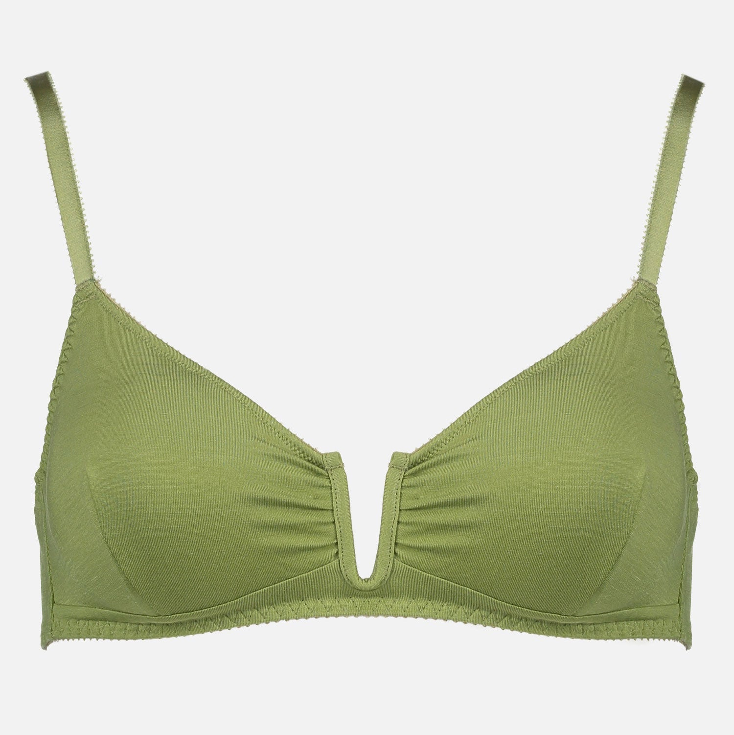 Angela soft Cup Bra in Poise Green