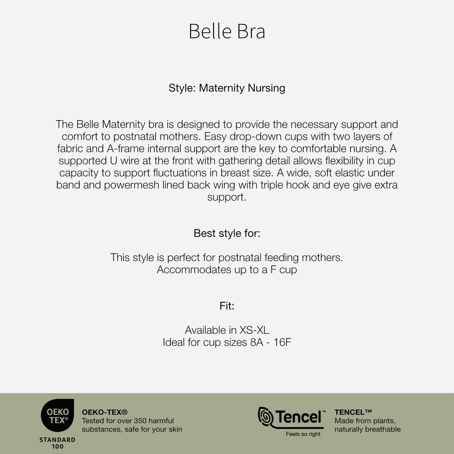 Belle Maternity Bra - Rosy