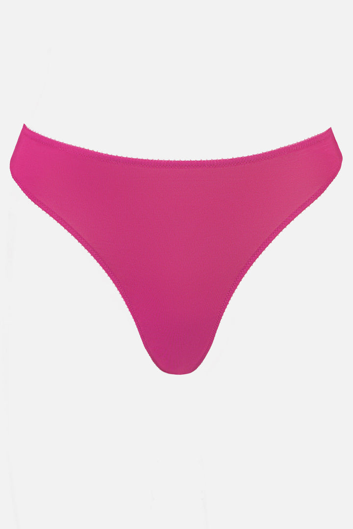 Videris Lingerie bikini knicker in magenta TENCEL™ a comfortable mid-rise style cut to follow the curve of your hips