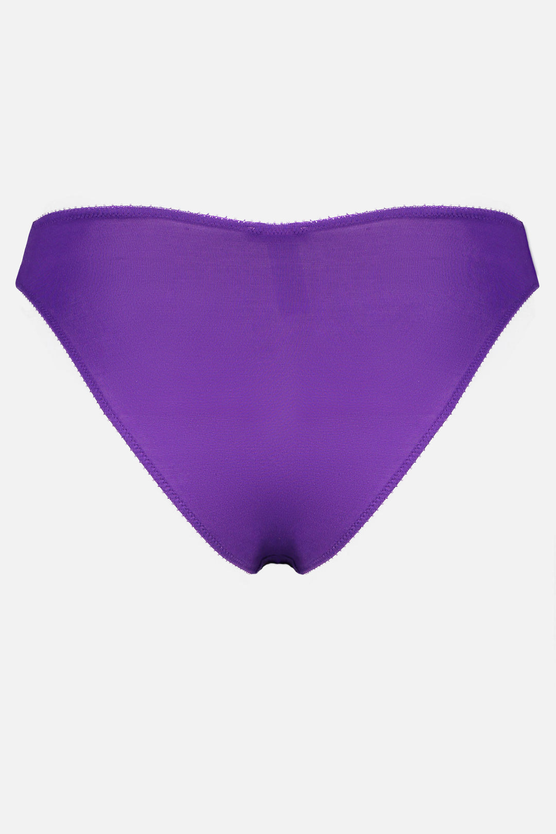 Videris Lingerie bikini knicker in purple TENCEL™  mid-rise style with cheeky bottom coverage and soft elastics