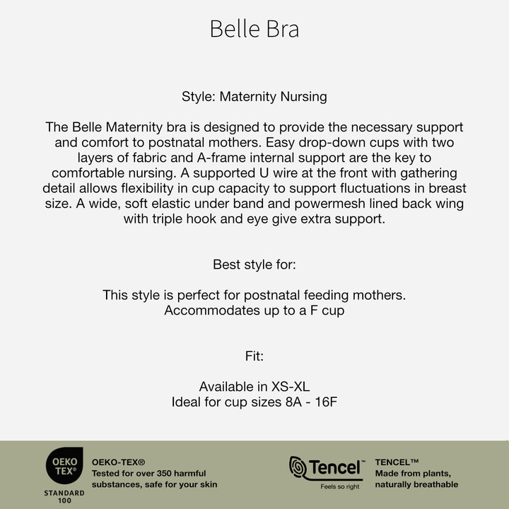 Belle Maternity Bra - Rosy