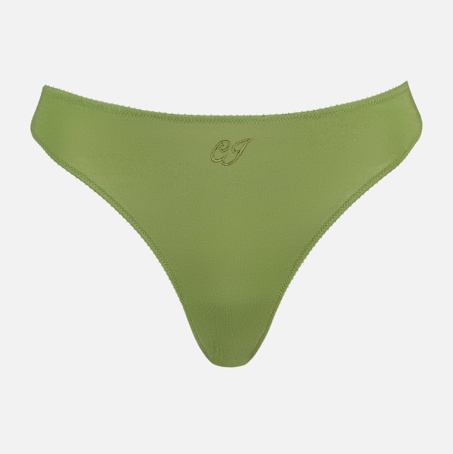 Monogram Whitney Thong 3 Pack - Olive