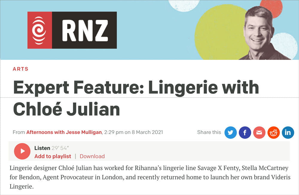 RNZ - Interview with Chloe Julian