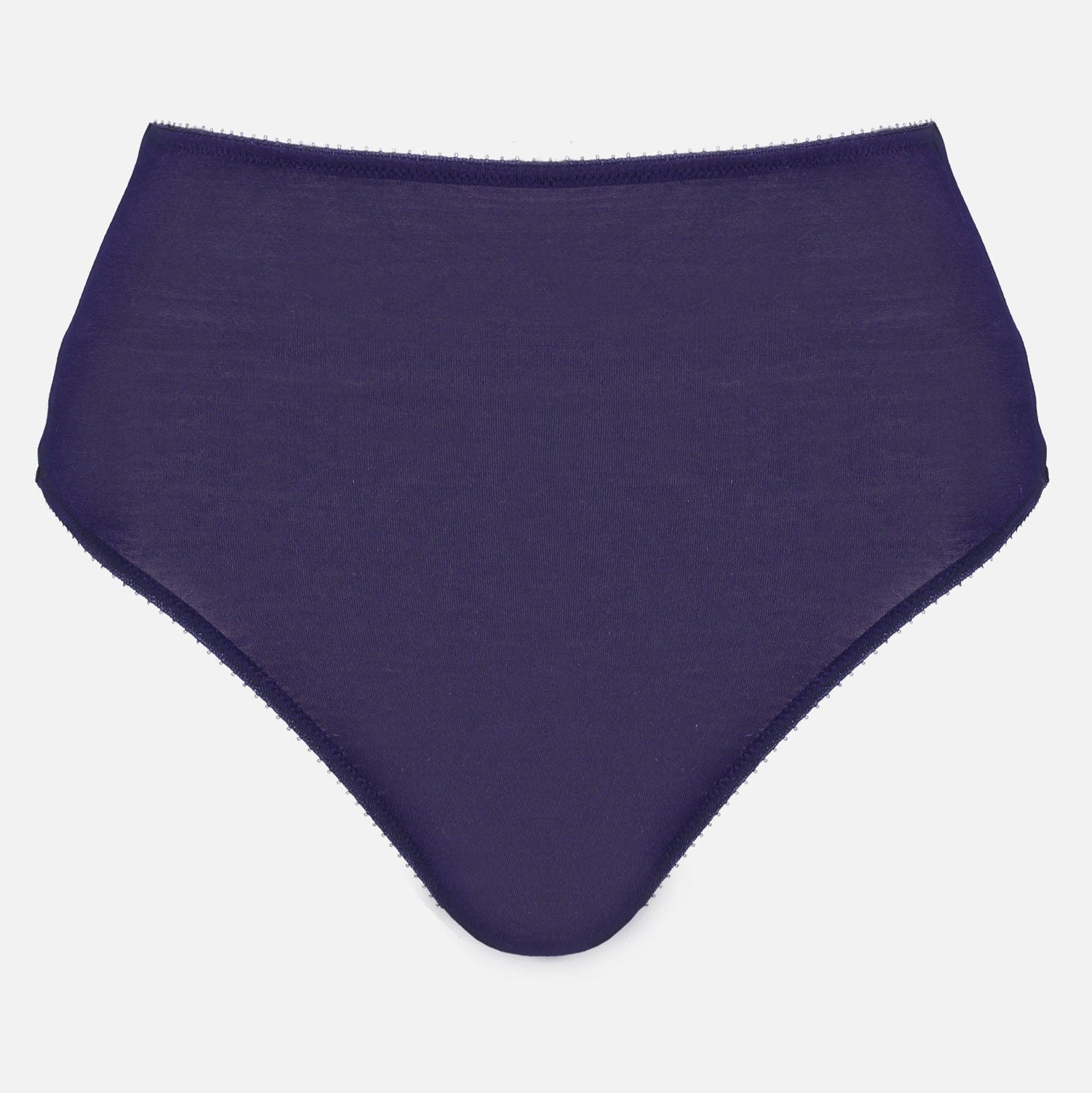 Videris Lingerie high waist knicker in indigo TENCEL™  cut to follow the natural curve of your hips
