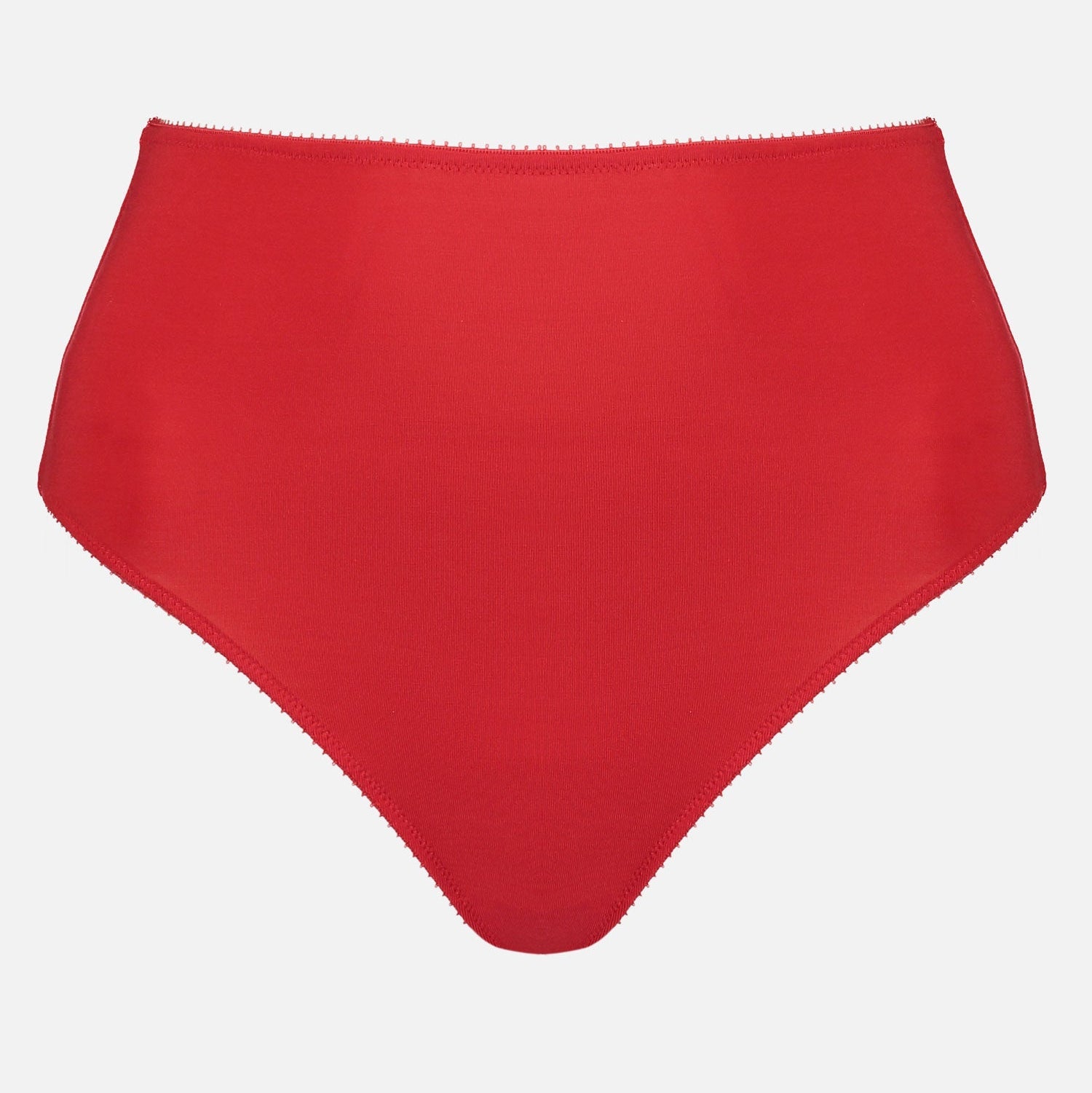 Videris Lingerie high waist knicker in red TENCEL™ cut to follow the natural curve of your hips