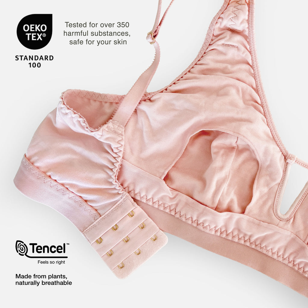 Belle Maternity Bra - Rosy