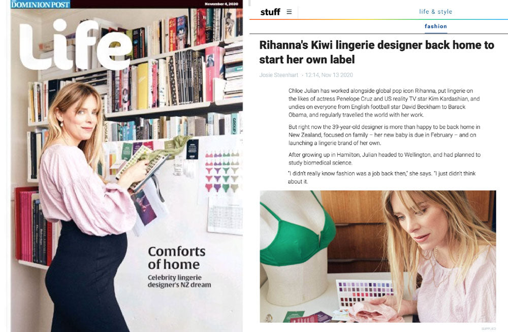 Life, Dominion Post - Rihanna's kiwi lingerie designer back home to start her own label.