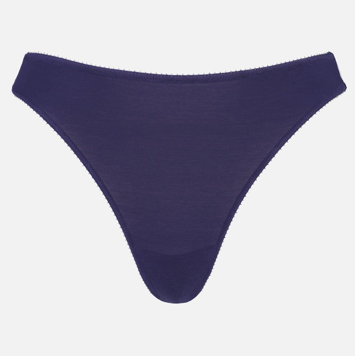 Videris Lingerie thong in indigo TENCEL™ a comfortable mid-rise style cut to follow the natural curve of your hips