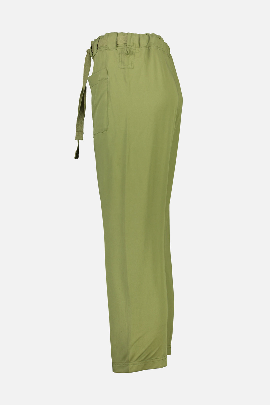 Videris Lingerie Quinn Pyjama pant in olive TENCEL™ relaxed cut with drawstring waist and front patch pockets