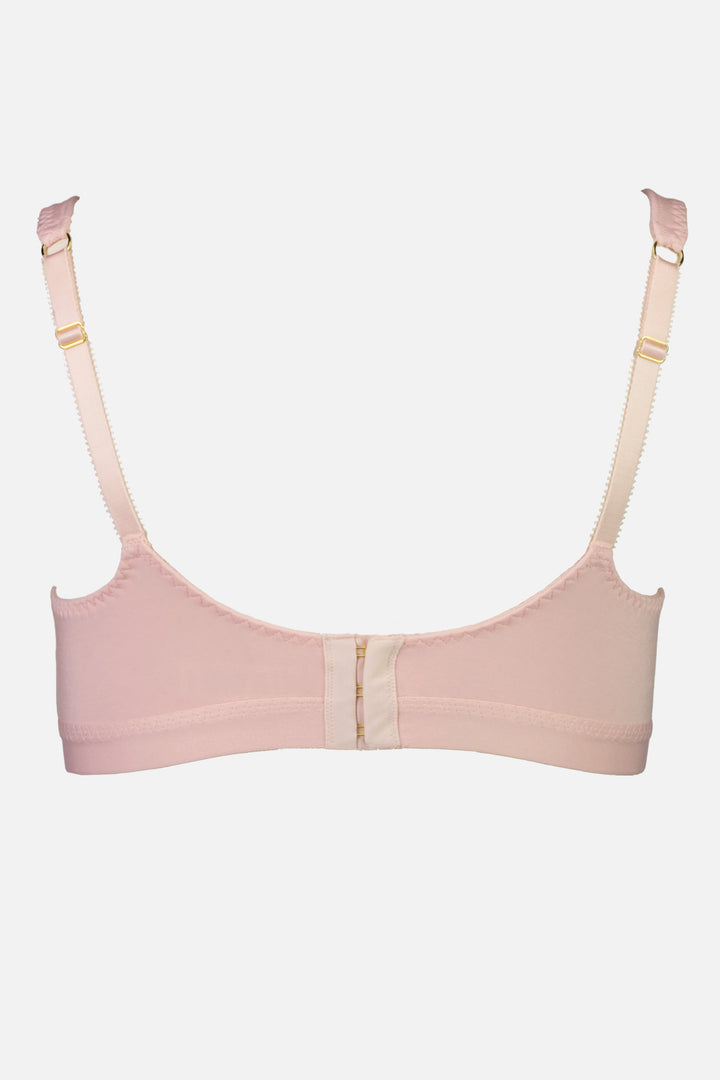 Videris Lingere Rachel fuller cup soft cup wirefree bra in rosy pink sustainable soft Tencel with adjustable back straps