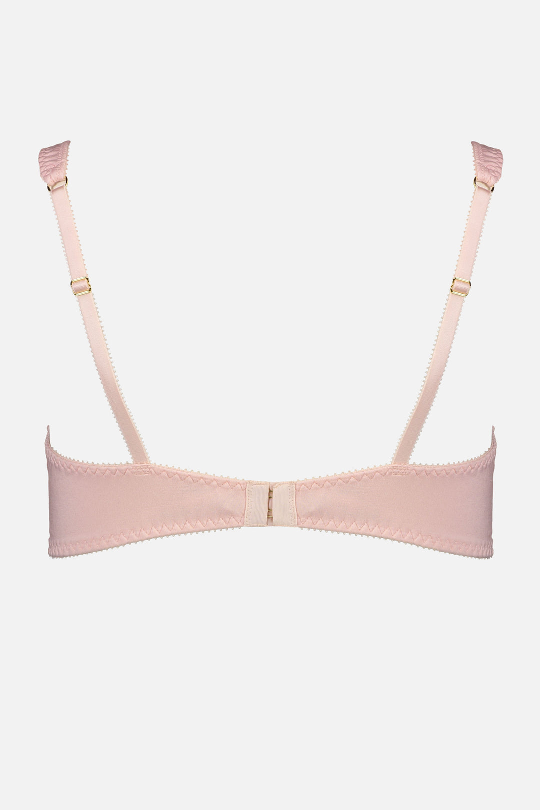 Videris Lingerie Sarah underwire free soft cup bra in pink TENCEL™ features adjustable back straps and hook and eyes closure