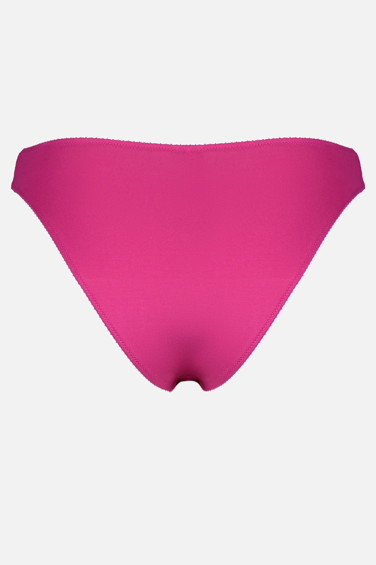 Videris Lingerie bikini knicker in hot pink TENCEL™  mid-rise style with cheeky bottom coverage and soft elastics
