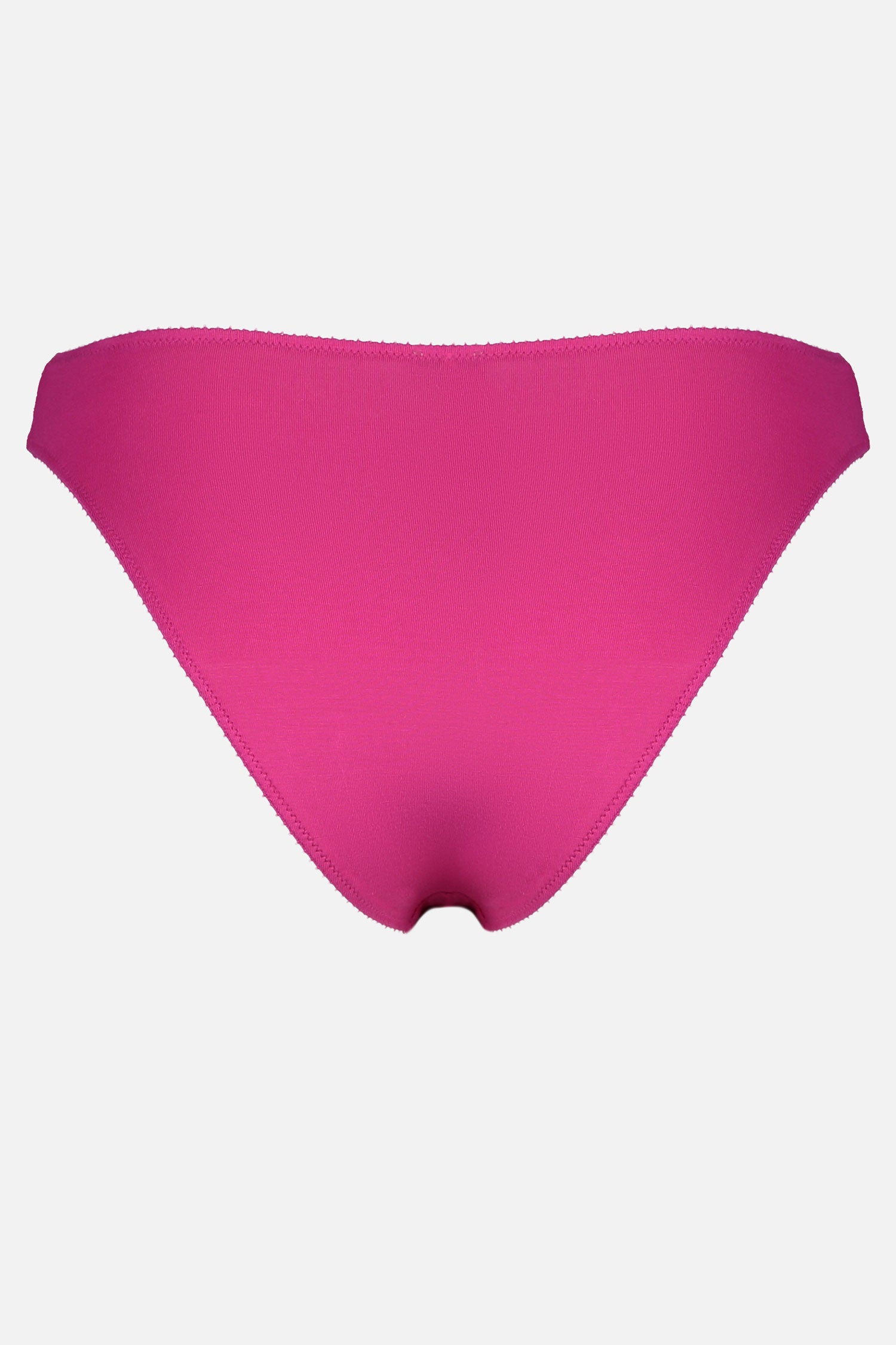 Videris Lingerie bikini knicker in hot pink TENCEL™  mid-rise style with cheeky bottom coverage and soft elastics