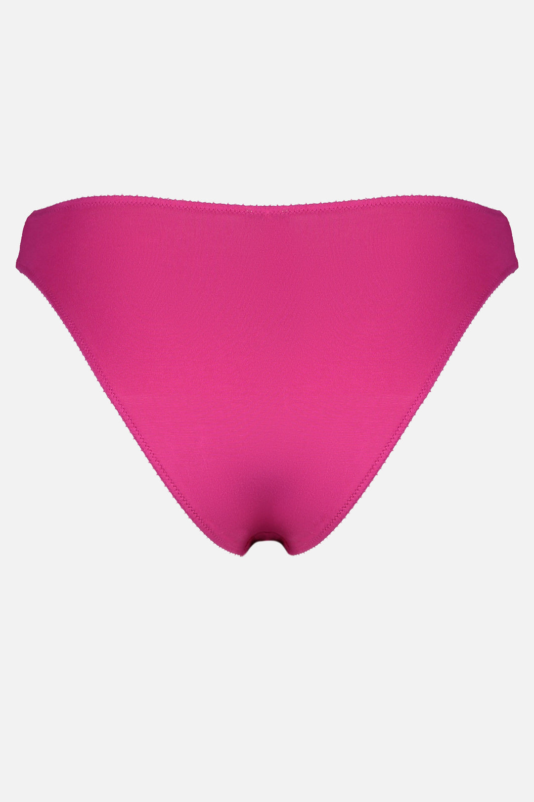 Videris Lingerie bikini knicker in hot pink TENCEL™  mid-rise style with cheeky bottom coverage and soft elastics