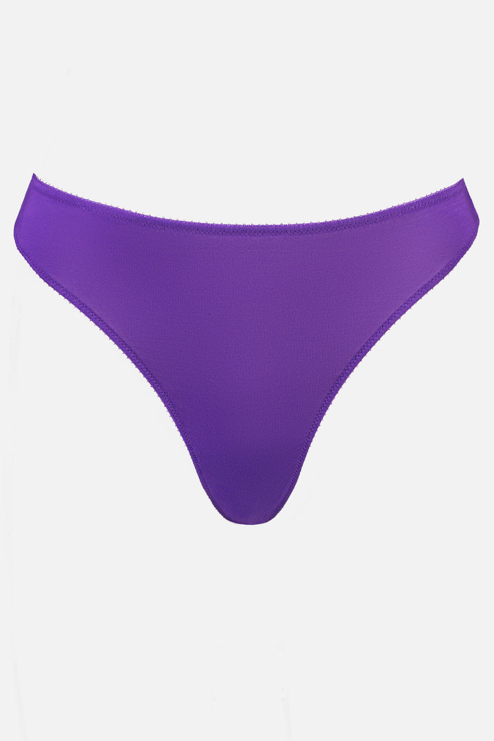 Videris Lingerie bikini knicker in purple TENCEL™ a comfortable mid-rise style cut to follow the natural curve of your hips