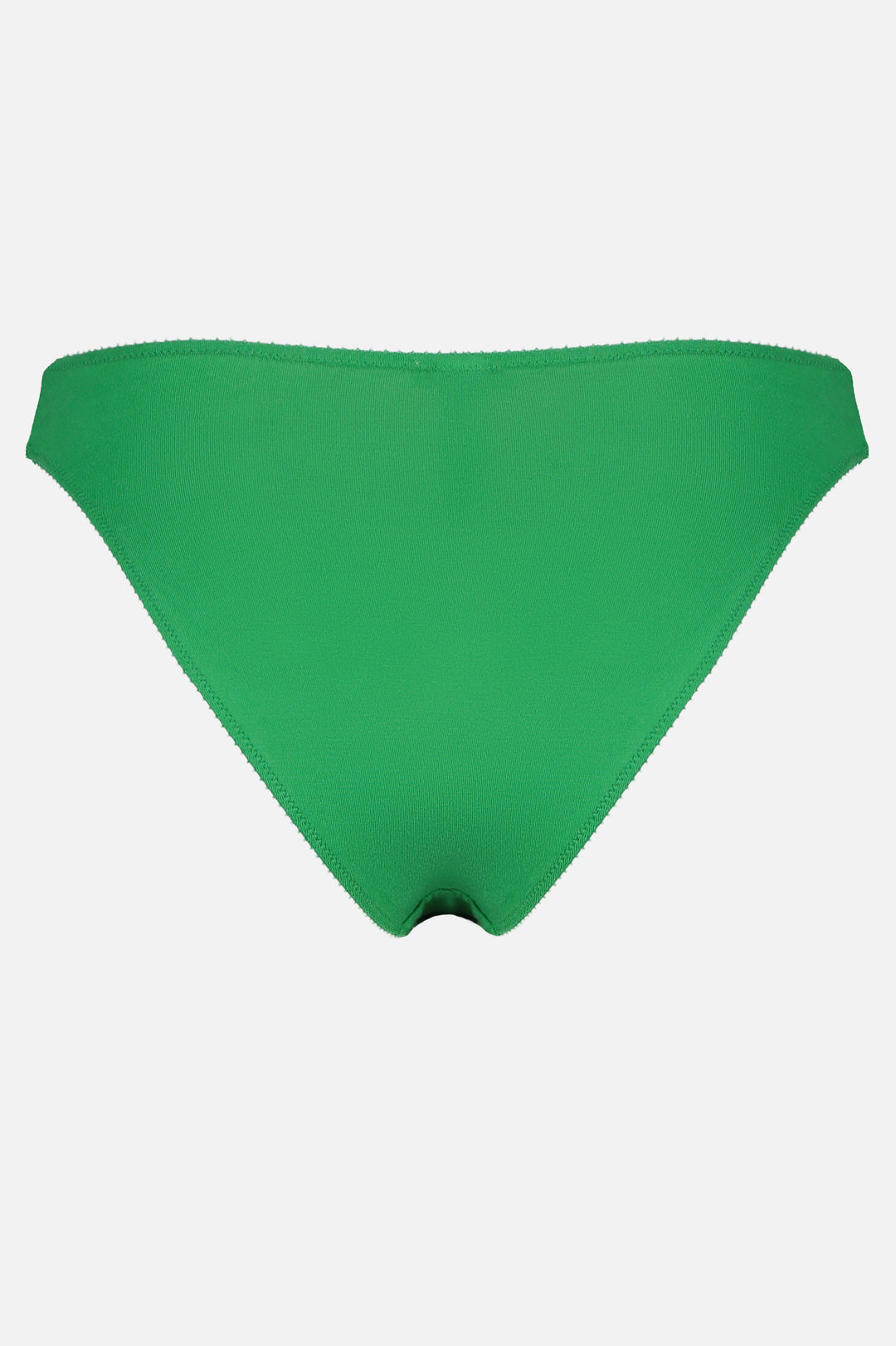 Videris Lingerie bikini knicker in poise green TENCEL™  mid-rise style with cheeky bottom coverage and soft elastics