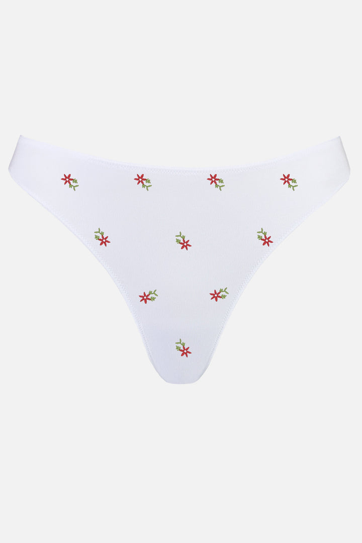 Videris Lingerie bikini knicker in white TENCEL™ a comfortable mid-rise style cut to follow the natural curve of your hips