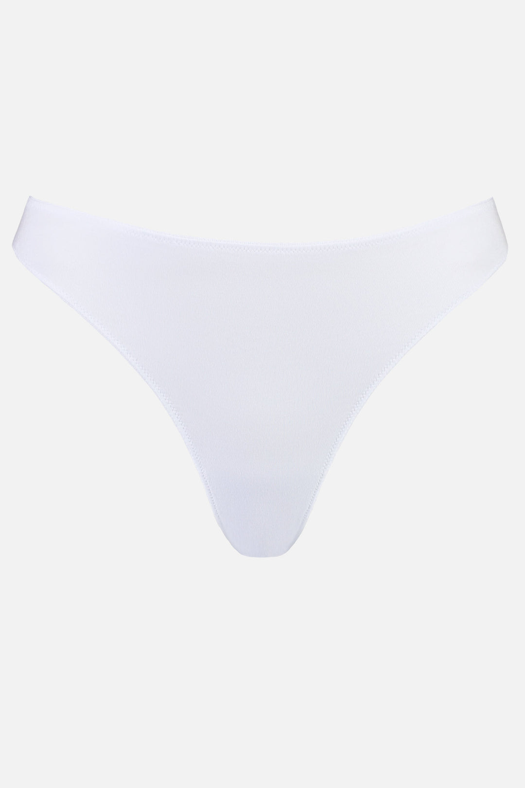 Videris Lingerie thong in white TENCEL™ a comfortable mid-rise style cut to follow the natural curve of your hips