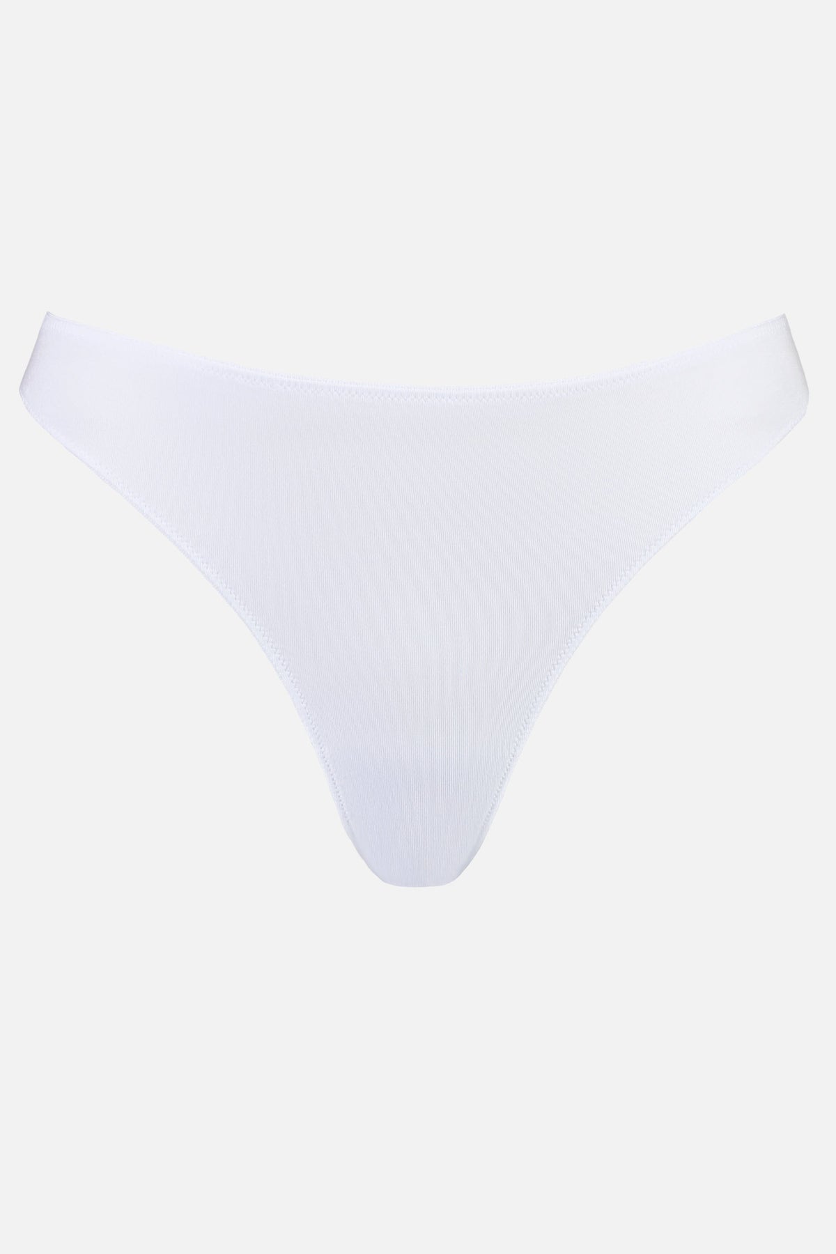 Videris Lingerie | Whitney Thong - Pure White