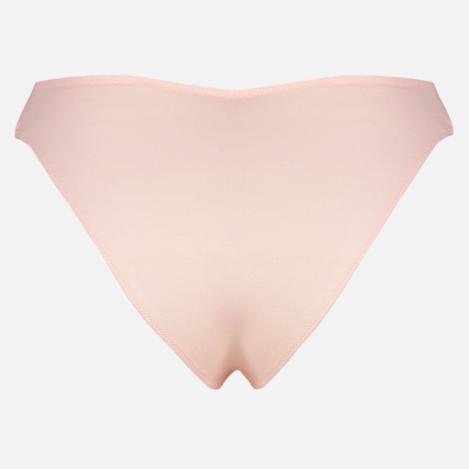 Videris Lingerie bikini knicker in blush pink TENCEL™  mid-rise style with cheeky bottom coverage and soft elastics
