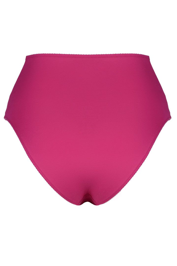 Videris Lingerie high waist knicker in magenta TENCEL™  with cheeky bottom coverage