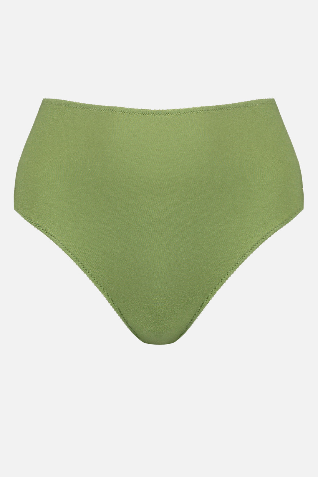 Videris Lingerie high waist knicker in olive TENCEL™ cut to follow the natural curve of your hips
