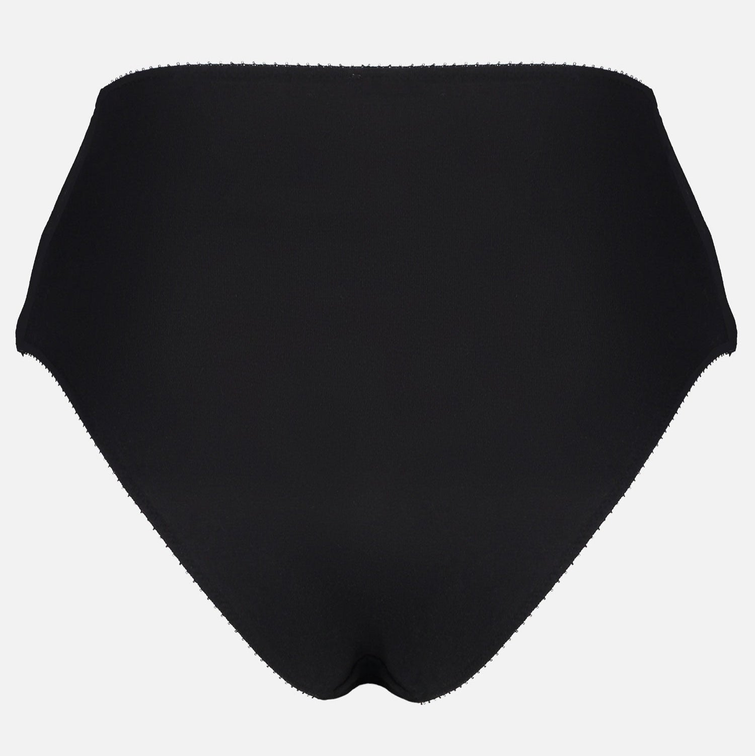 Videris Lingerie high waist knicker in black TENCEL™ with a flattering legline and soft elastics