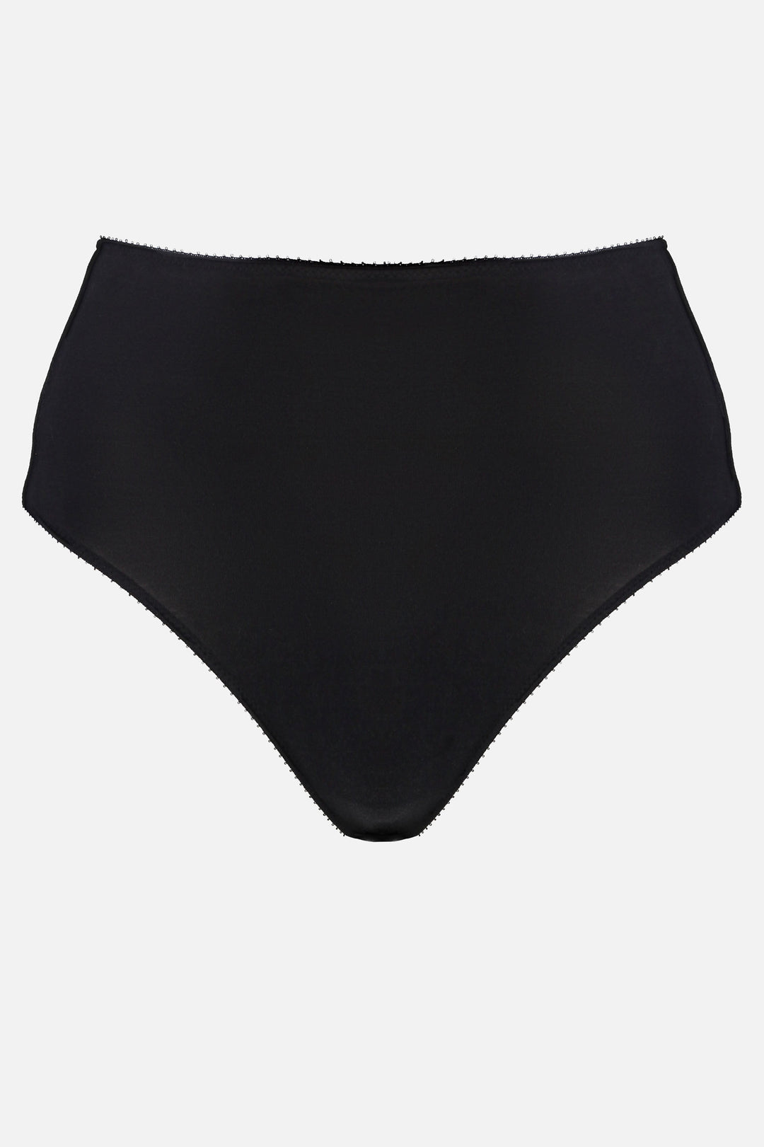 Videris Lingerie high waist knicker in black TENCEL™ cut to follow the natural curve of your hips