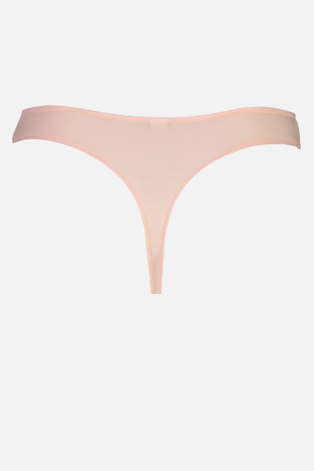 Videris Lingerie thong in pale pink TENCEL™ a comfortable flattering wide g string back with soft elastics