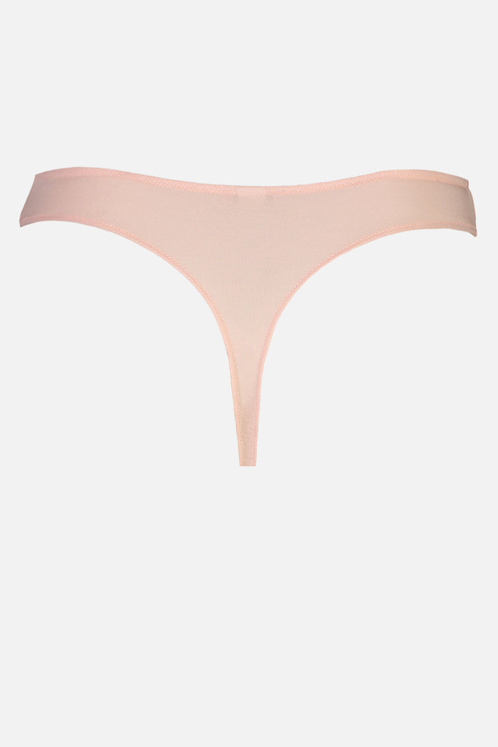 Videris Lingerie thong in pale pink TENCEL™ a comfortable flattering wide g string back with soft elastics