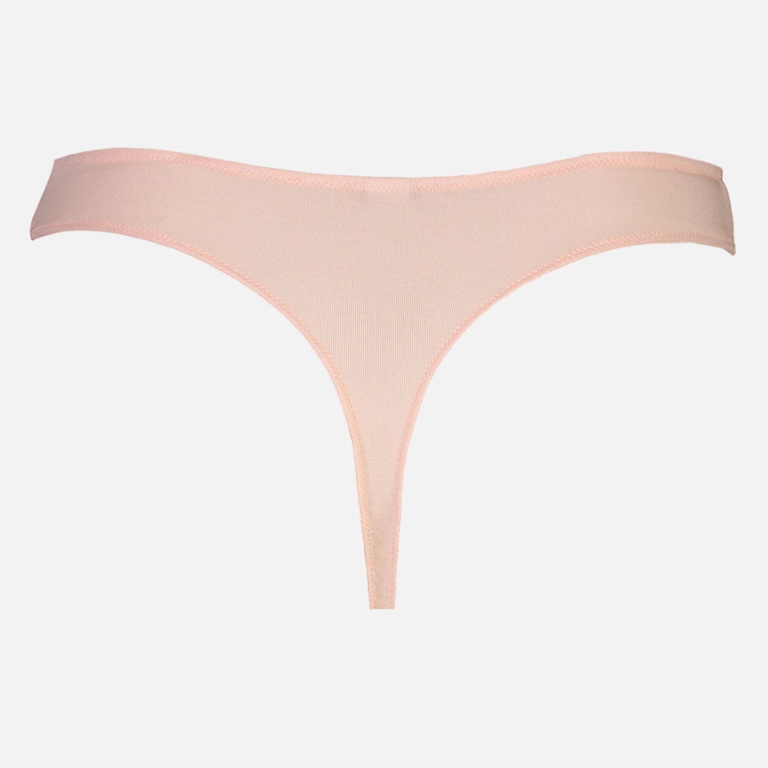 Videris Lingerie thong in pale pink TENCEL™ a comfortable flattering wide g string back with soft elastics