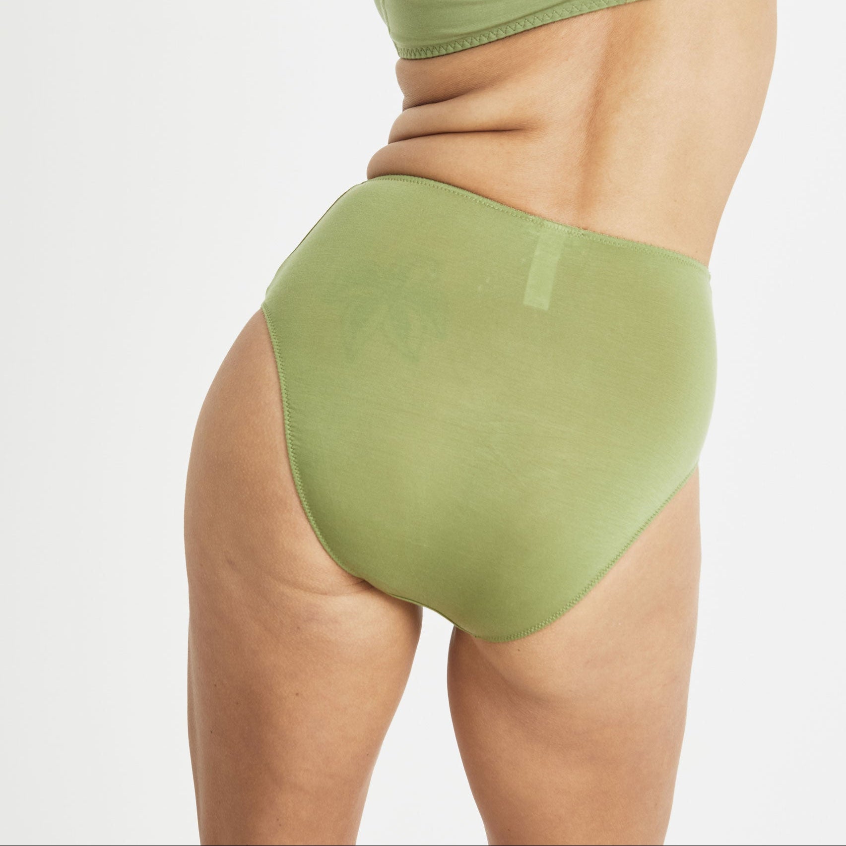 Whitney High Waist Bikini - Olive