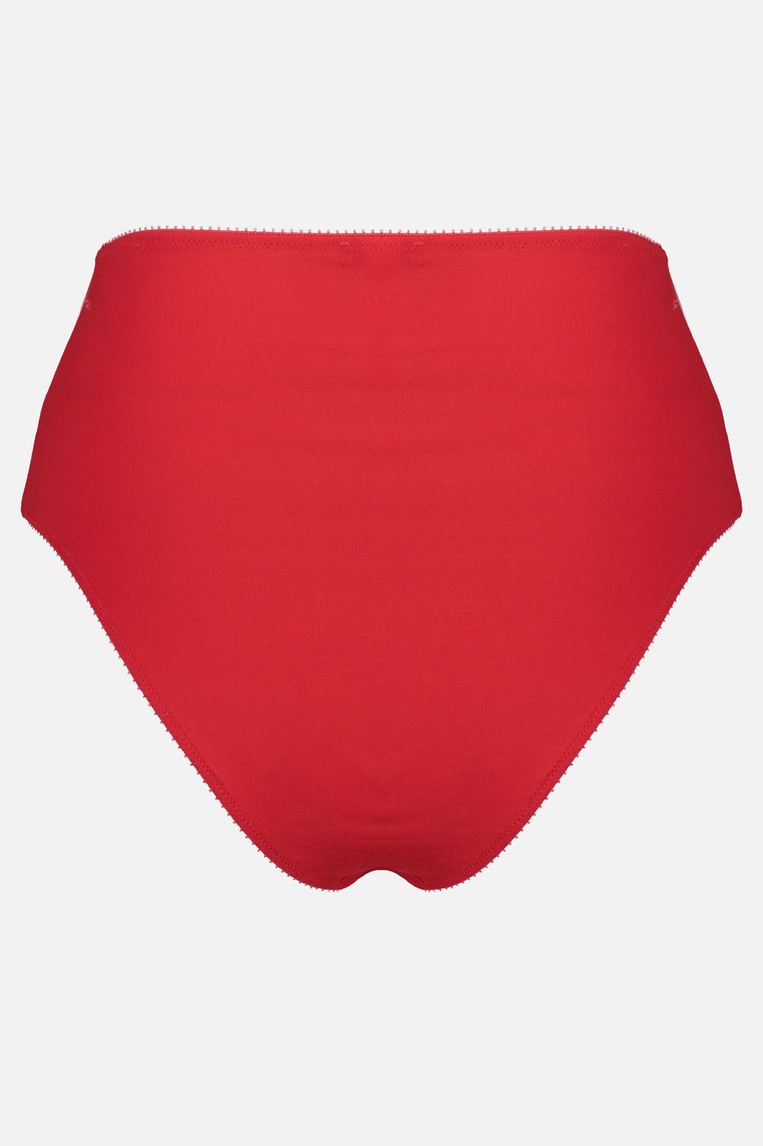 Videris Lingerie high waist knicker in red TENCEL™ with a flattering legline and soft elastics