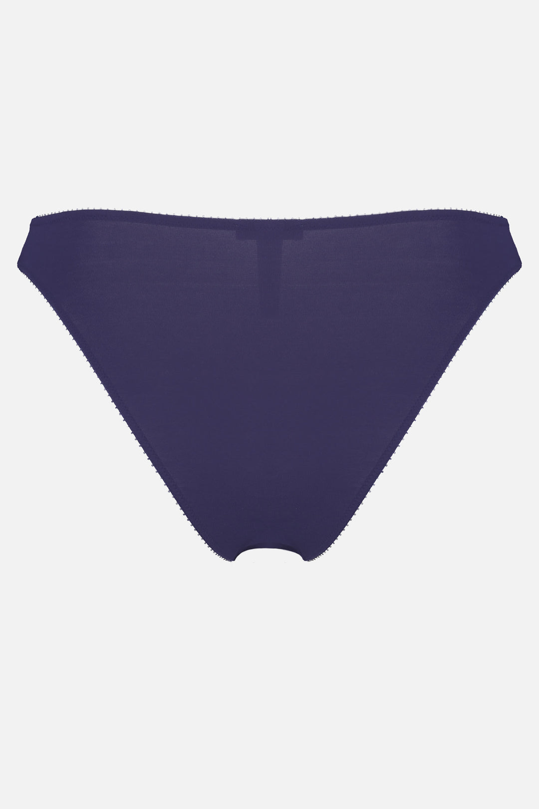 Videris Lingerie bikini knicker in navy TENCEL™  mid-rise style with cheeky bottom coverage and soft elastics