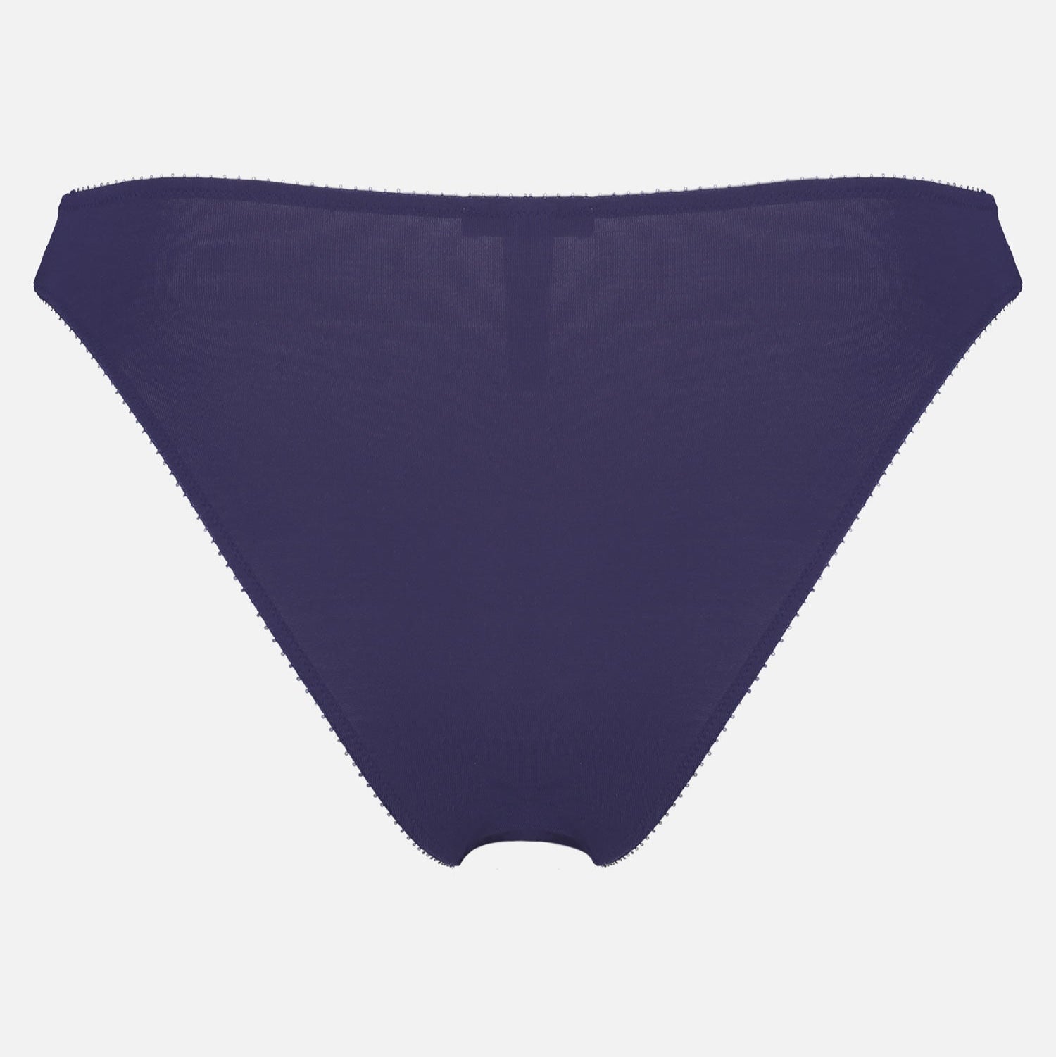 Videris Lingerie bikini knicker in navy TENCEL™  mid-rise style with cheeky bottom coverage and soft elastics