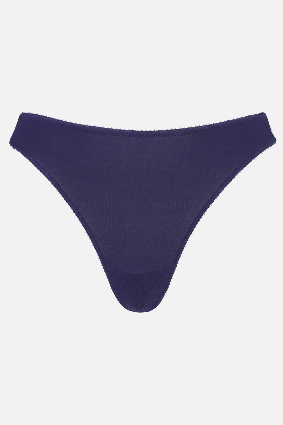 Videris Lingerie bikini knicker in indigo TENCEL™ a comfortable mid-rise style cut to follow the natural curve of your hips